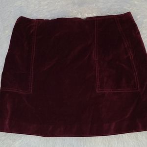 GAP velvet skirt
